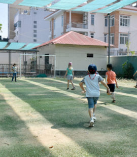 a sports class at LPE HCMC