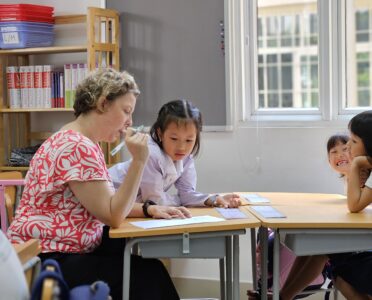 a classroom at La Petite Ecole Ho Chi Minh